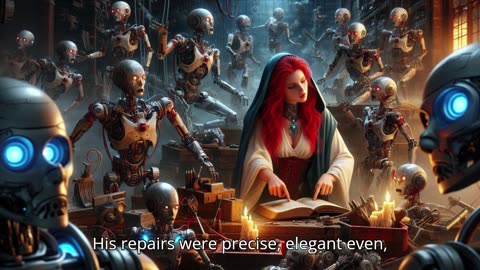 The Fixer / Sci Fi / Love / A Sorceress summons a human mechanic to repair a world of broken robots.