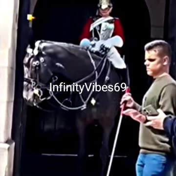 Royal Guards Heartwarming Gesture Unfolds!