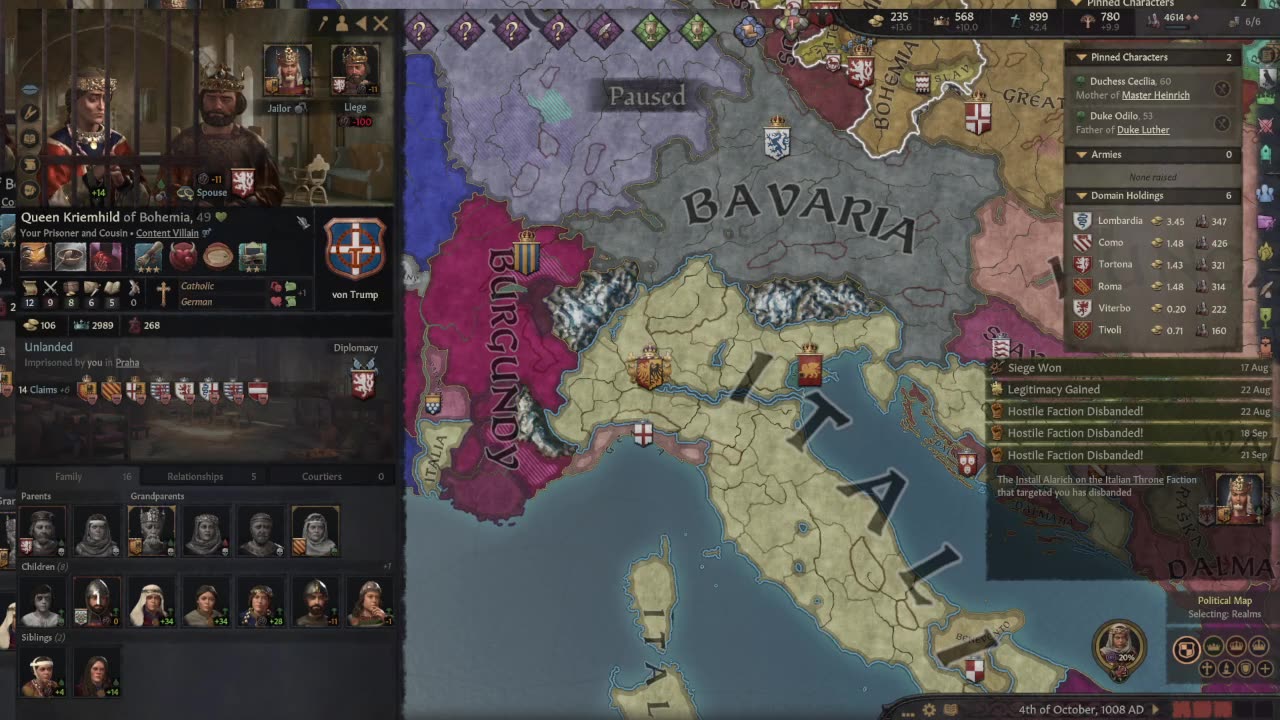 The Humble Beginnings of TRUMP EP 56 Crusader Kings III (Adventure Playthrough)