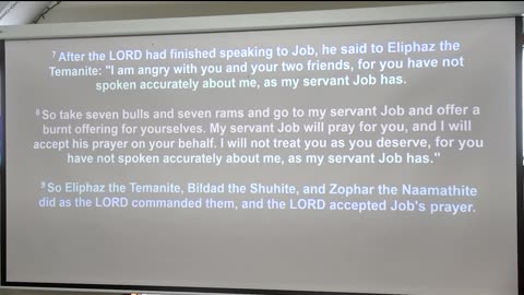 January 11, 2026 - Job, A Story Of Gods Grace (Part 2)