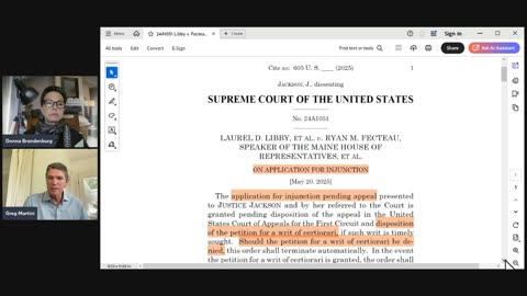 BNN (Brandenburg News Network) 5/21/2025 Liberty Essentials & Greg Martini - Supreme Court