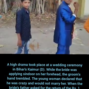 Groom's hand trembles wedding cancelled