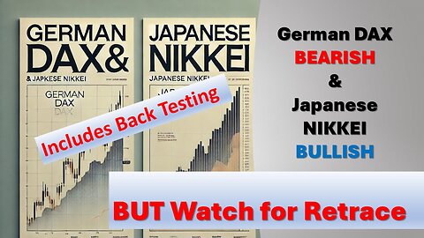 German DAX Bearish & Japanese NIKKEI Bullish but Watch for RETRACE