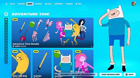 ADVENTURE TIME IS NOW IN FORTNITE! Item Shop Review (12/04/2025)