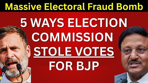 India News ｜ Rahul Gandhi EXPOSES massive Electoral FRAUD in India Elections