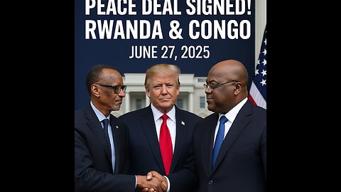 President Trump's Peace deal with Congo & Rwanda at the White House | June 27, 2025