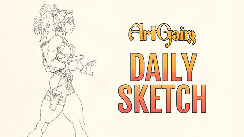 Daily Sketch #2│A Space Girl
