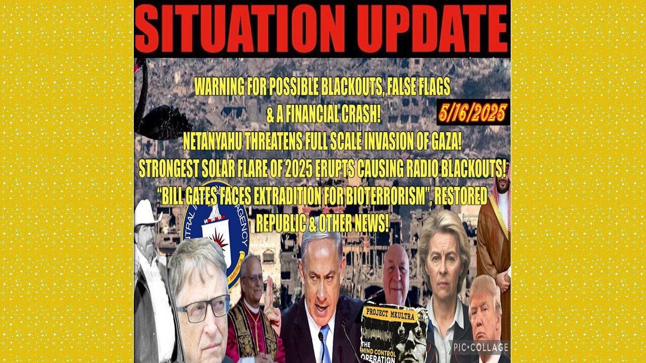 SITUATION UPDATE 5/16/25 - Strongest Solar Flare Of 2025 Erupts Causing Radio Blackouts!