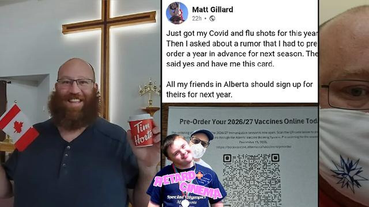 Pastor Fat Boy Matt urges you to get vaccinated and preorder next year's offerings!