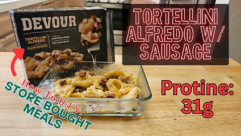 Recreating Devour's Tortellini Alfredo w/ Italian Sausage