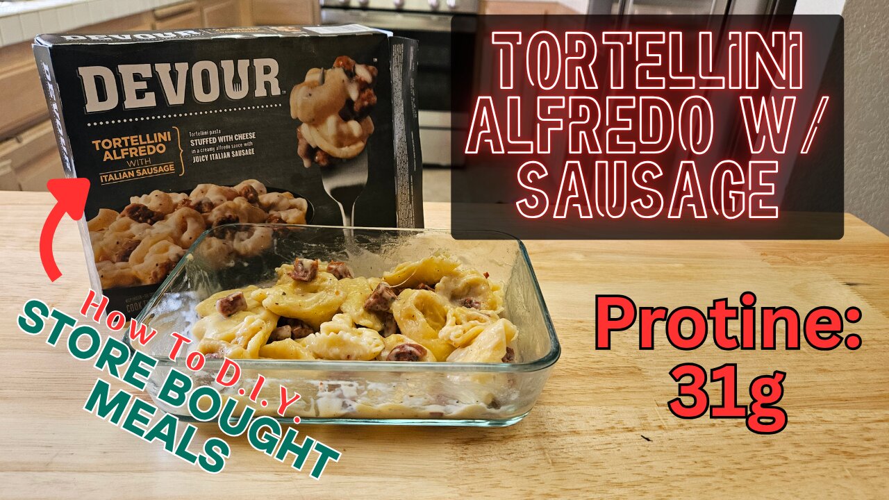 Recreating Devour's Tortellini Alfredo w/ Italian Sausage