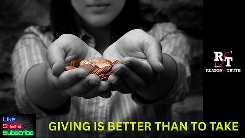 Giving Is Better Than To Receive