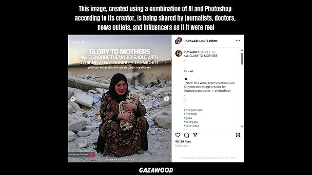 Admission of Truth - This photo was a combo of AI and PhotoShop. Still believe these Terrorists?