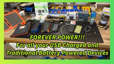 Unlimited Power for Your USB and Conventional Battery Powered Devices!!