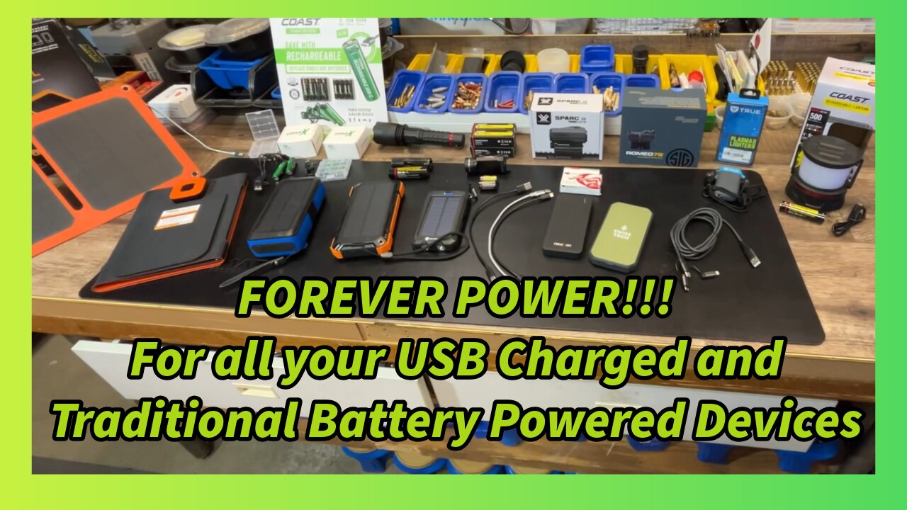 Unlimited Power for Your USB and Conventional Battery Powered Devices!!