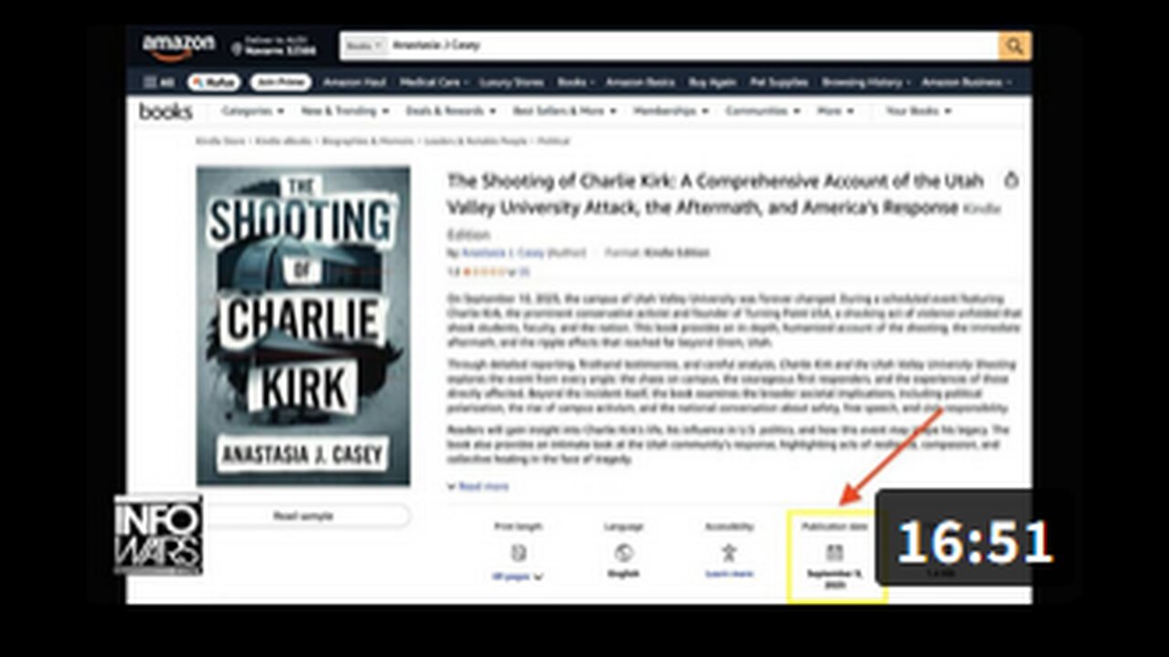 NYT & LA Times Reported Charlie Kirk Being Shot On Sept. 9th