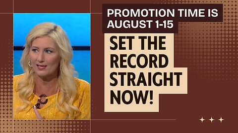 Glory Road TV Prophetic Word- Set the Record Straight in Promotion Time