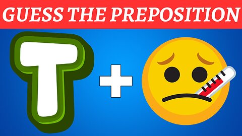 Guess the Prepositions #english #trending #challenge #quiz #gaming #puzzle #riddles #emojichallenge #games #newvideo #guess #rumble
