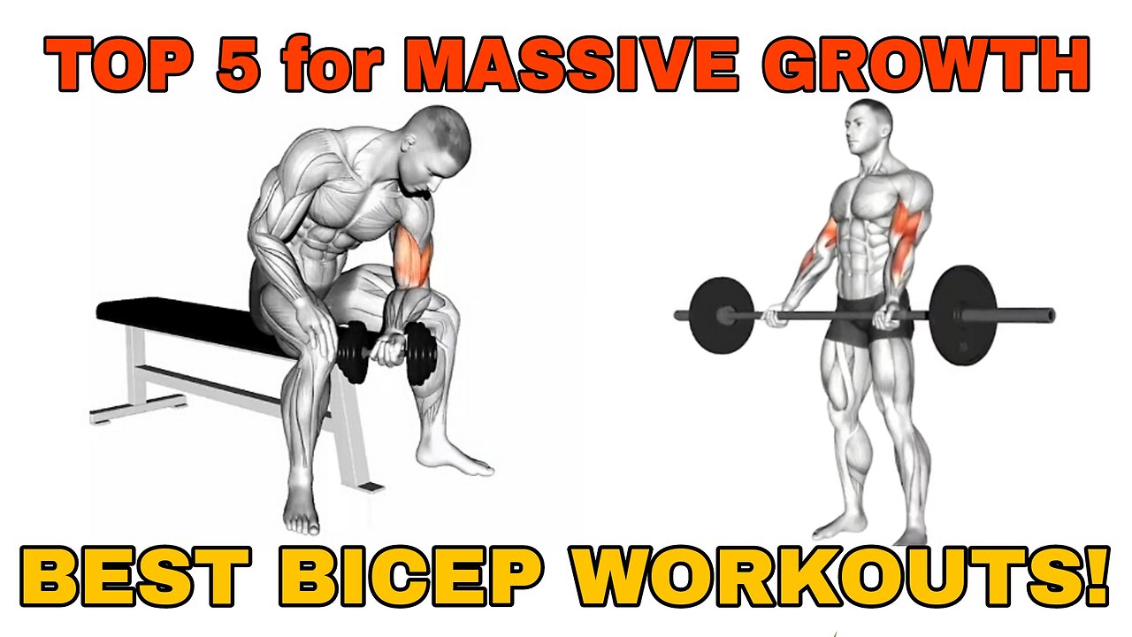 TOP 5 BICEPS WORKOUTS for MASSIVE ARMS (No BS!)
