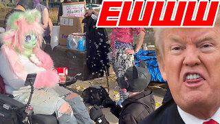 Furries & Other Pervert Weirdos March Against Trump in Portland