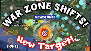 NEWSFORCE 🌎 War Zone Shifts! New Target! 🗺📍 🎯 7-31-25 Thursday Update!