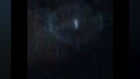 UFO Surrounded by Circular Glow over Colombia