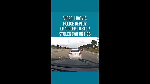 Livonia police released video of officers using the Grappler device to stop a stolen