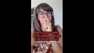 ARMED CIVILIANS THWARTED 48% OF ALL CRIMINAL SHOOTERS