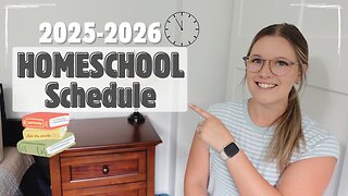 HOMESCHOOL SCHEDULE 2025/26.| Flexible Daily Routine for 5 Kids | Elementary - High School