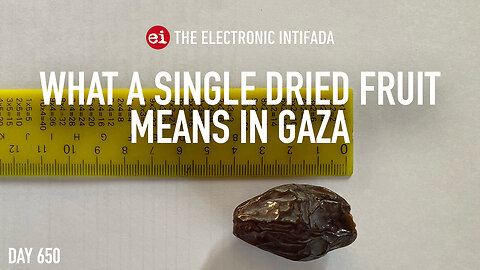 What a single dried fruit means in Gaza, with Asem Alnabih