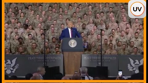 President Trump Delivers Remarks to Troops at Al Udeid Air Base in Doha, Qatar