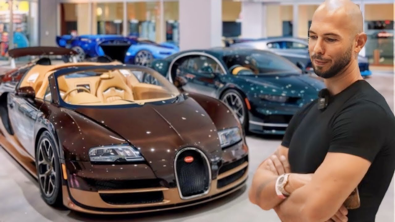 Andrew Tate BUYS NEW $5.5M Convertible Bugatti from Onlyfans Millionaire