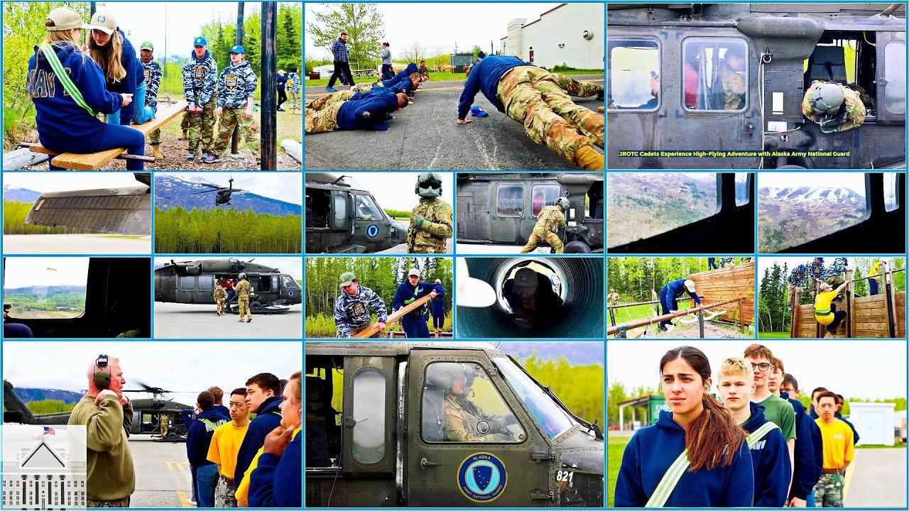 JROTC Cadets Experience High-Flying Adventure with Alaska Army National Guard