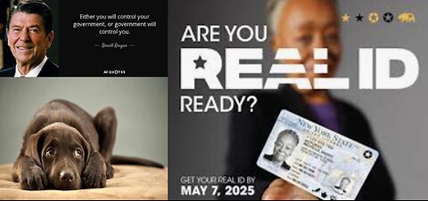 REAL ID - GOVERNMENT CONTROL - ORWELLIAN