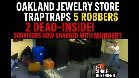 💎 OAKLAND JEWELRY STORE OWNER TRAPS 5 ROBBERS INSIDE! 💥 2 DEAD! SURVIVORS NOW CHARGED WITH MURDER!