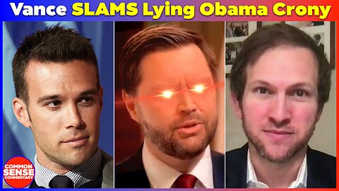 JD Vance Delivers SAVAGE Burn to Lying Obama Crony