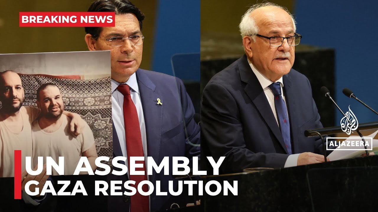 UN General Assembly is meeting to discuss a Spanish-led resolution on Gaza