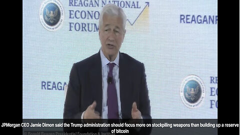 JP Morgan Chase CEO Jamie dimon warns Americans should be stockpiling weapons and ammunition 😳