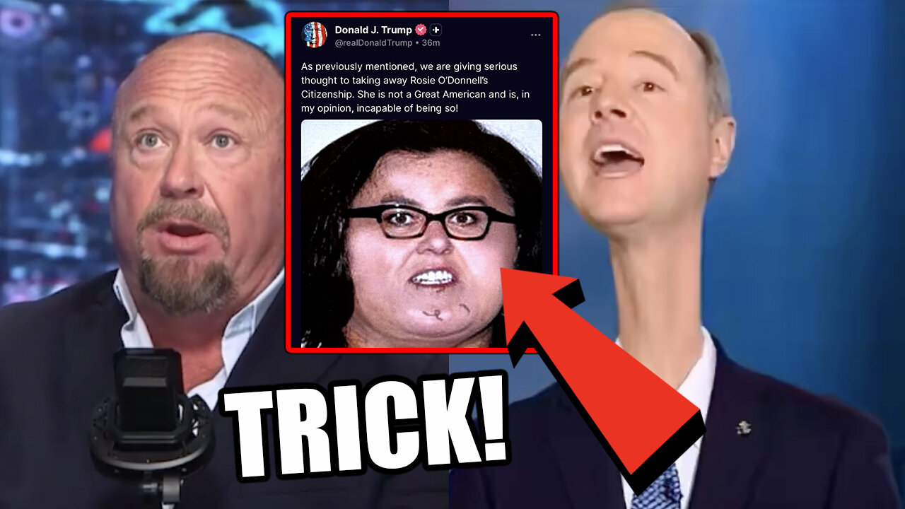 Trump Mocks Rosie O’Donnell To Float Idea Of Revoking Citizenships & My Response To Alex Jones