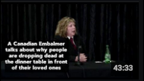 "Testimony of Laura Jeffery, Canadian Embalmer 💉🇨🇦"