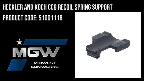 Heckler And Koch CC9 Recoil Spring Support - 51001118