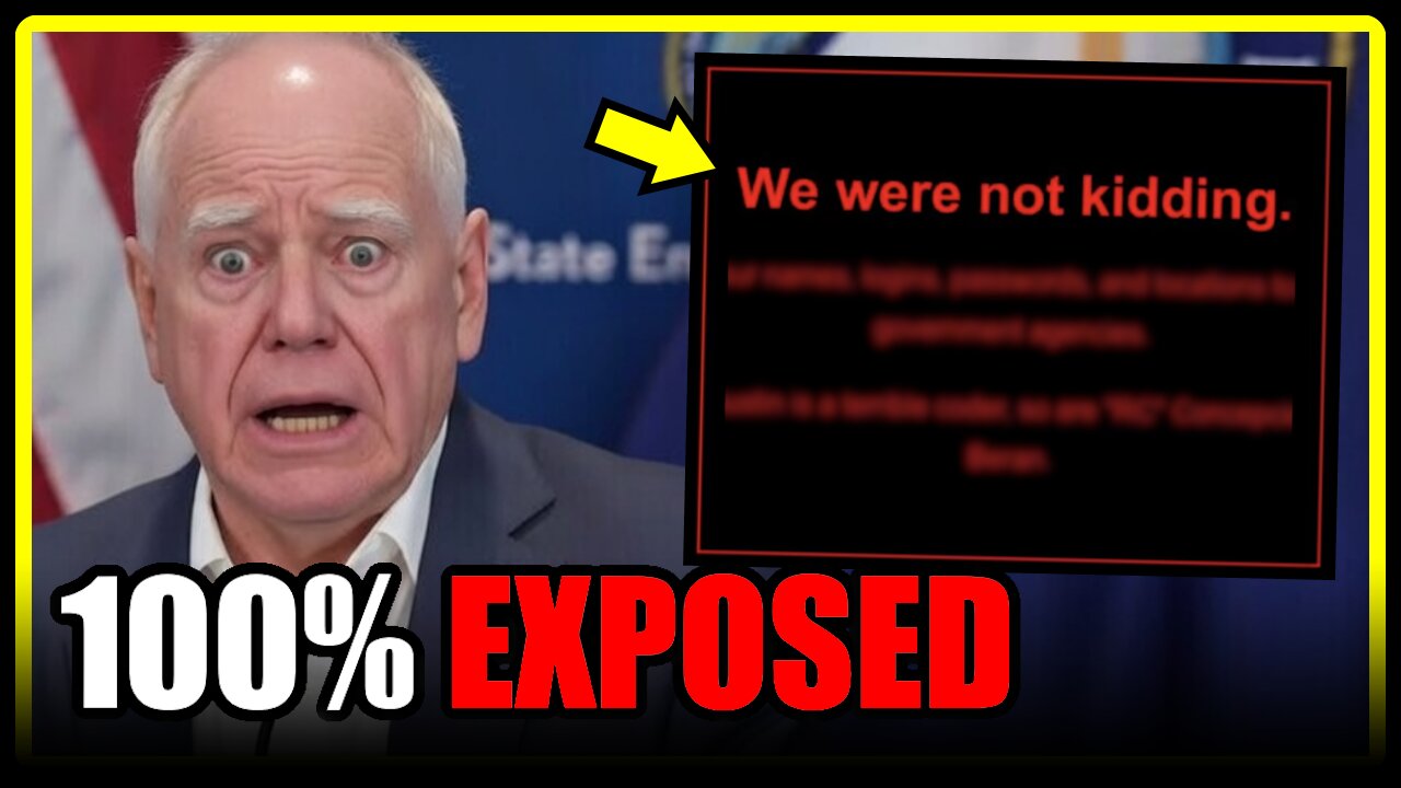 Their SECRET WEBSITE just got HACKED.