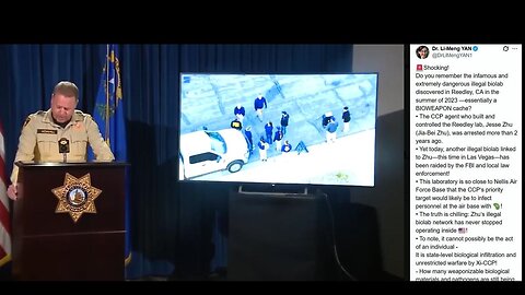 🚨Sheriff McMahill announces investigation into 'biological lab' found in Las Vegas home