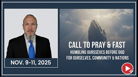 3-Day Fast & Prayer | LIVE | November 9-11, 2025