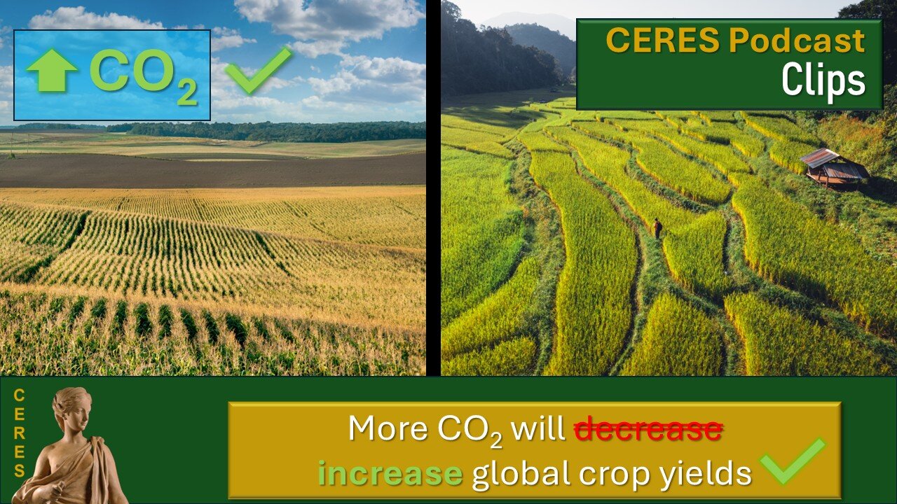 New study finds more carbon dioxide (CO2) will increase, NOT decrease crop yields!