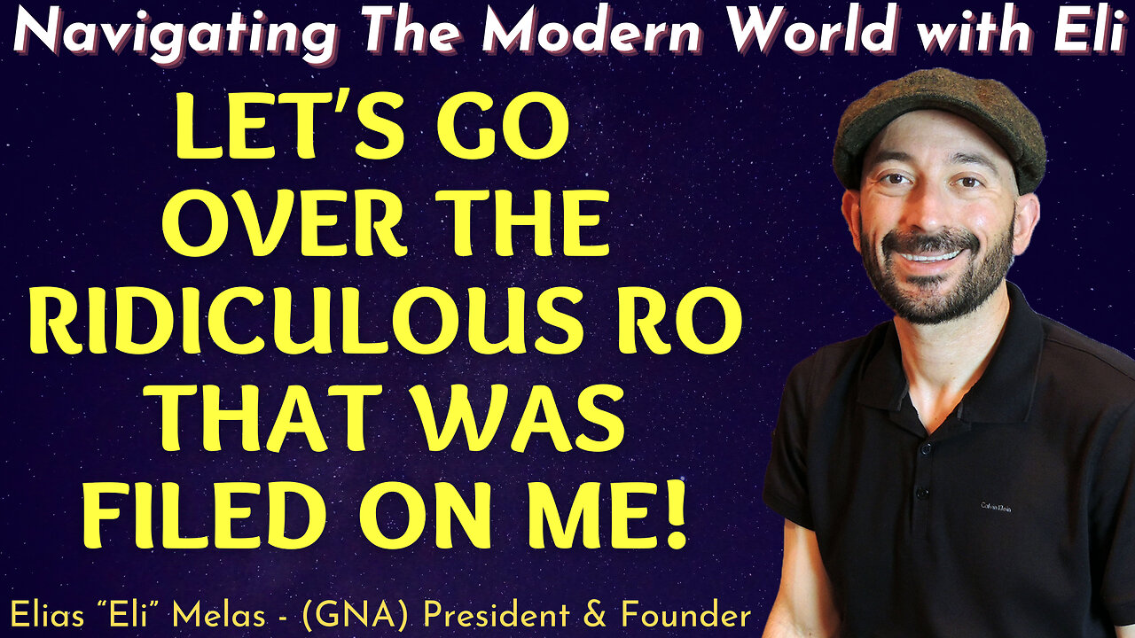 Let's Go Over The Ridiculous RO That Was Filed On Me!