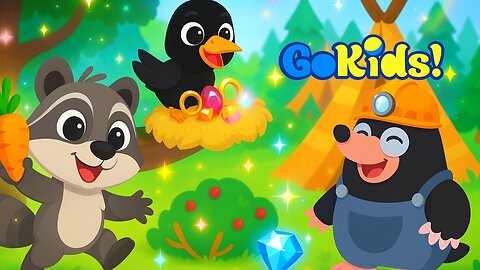 Helping Forest Animals – Magpie, Mole & Raccoon Adventures 🐾 | Fun Kids Gameplay