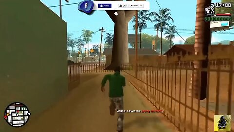 GTA: San Andreas (Big Smoke) Running Dog Mission Gameplay Final #gta #CJ #sanantonio #hrsgaminghari