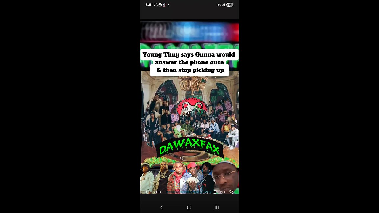 #YoungThug says #Gunna would answer the phone once & then stop picking up on new leaked