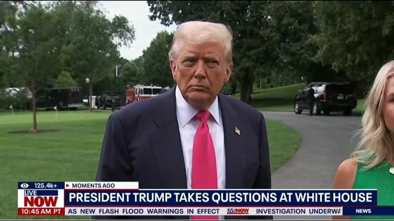 Reporter Asks Trump If His Name Appeared In Epstein Files